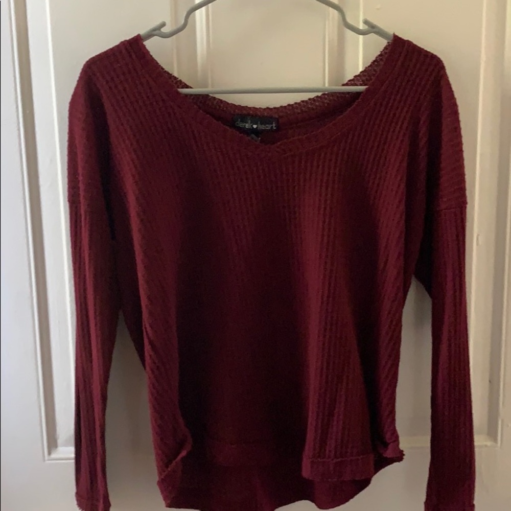 Red sweater